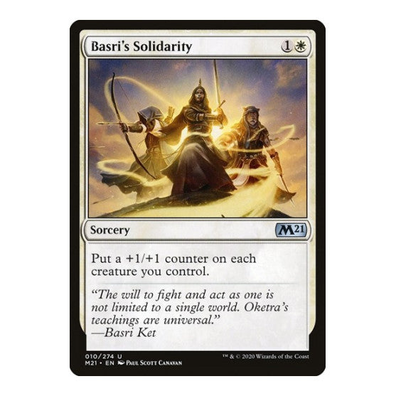 Basris Solidarity (M21) #10 Uncommon (Lightly Played) Core Set 2021 Magic: The Gathering: 2020
