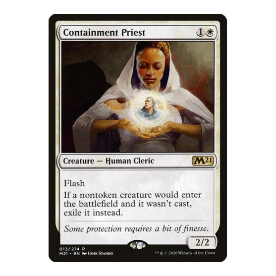 Containment Priest (M21) #13 Rare (Lightly Played) Core Set 2021 Magic: The Gathering: 2020