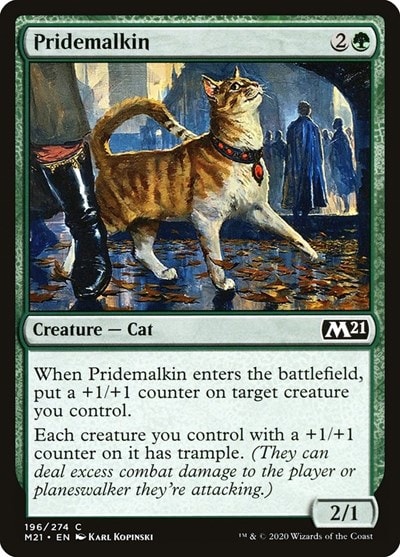 Pridemalkin (M21) #196 Common (Lightly Played) Core Set 2021 Magic: The Gathering: 2020