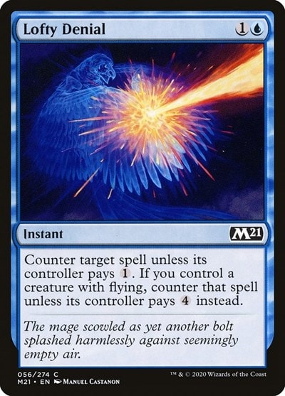Lofty Denial (M21) #56 Common (Lightly Played) Core Set 2021 Magic: The Gathering: 2020