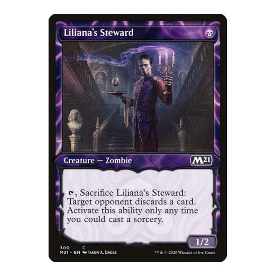 Lilianas Steward Showcase (M21) #300 Common (Lightly Played) Core Set 2021 Magic: The Gathering: 2020