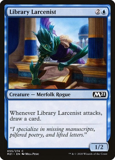 Library Larcenist (M21) #55 Common (Lightly Played) Core Set 2021 Magic: The Gathering: 2020