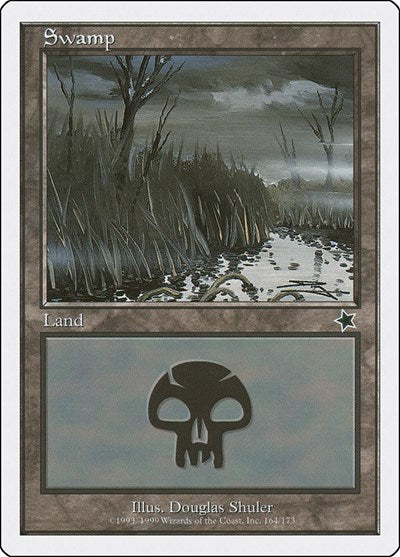 Swamp 164 (S99) #164 Land (Moderately Played) Starter 1999 Magic: The Gathering: 1999