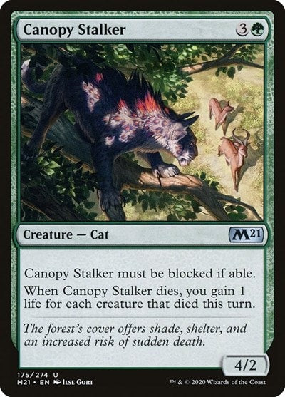 Canopy Stalker (M21) #175 Uncommon (Lightly Played) Core Set 2021 Magic: The Gathering: 2020