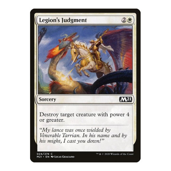 Legions Judgment (M21) #24 Common (Lightly Played) Core Set 2021 Magic: The Gathering: 2020