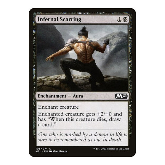Infernal Scarring (M21) #105 Common (Lightly Played) Core Set 2021 Magic: The Gathering: 2020
