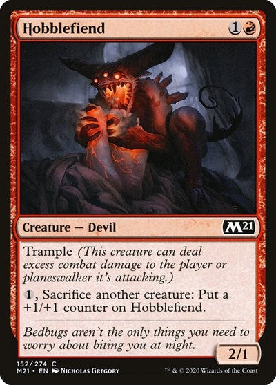 Hobblefiend (M21) #152 Common (Lightly Played) Core Set 2021 Magic: The Gathering: 2020