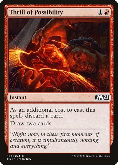 Thrill of Possibility (M21) #165 Common (Lightly Played) Core Set 2021 Magic: The Gathering: 2020