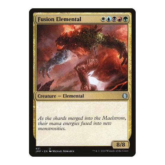 Fusion Elemental (JMP) #451 Uncommon (Lightly Played) Jumpstart Magic: The Gathering: 2020