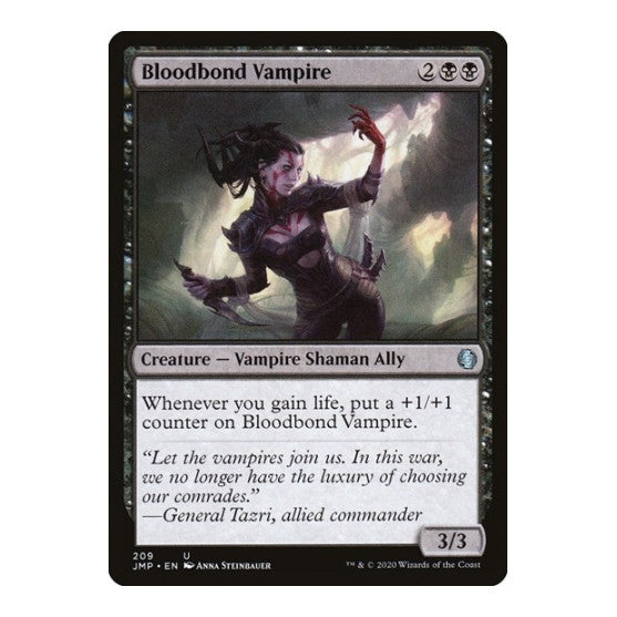 Bloodbond Vampire (JMP) #209 Uncommon (Lightly Played) Jumpstart Magic: The Gathering: 2020