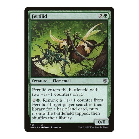 Fertilid (JMP) #398 Common (Lightly Played) Jumpstart Magic: The Gathering: 2020