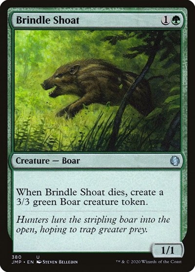 Brindle Shoat (JMP) #380 Uncommon (Lightly Played) Jumpstart Magic: The Gathering: 2020