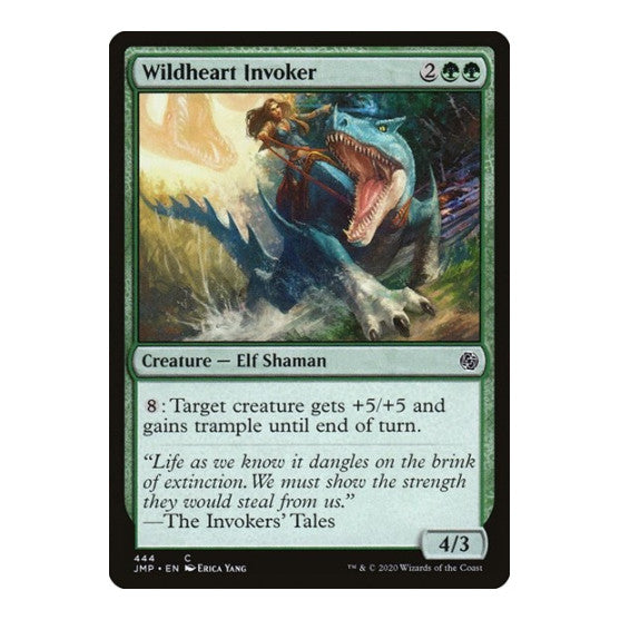 Wildheart Invoker (JMP) #444 Common (Lightly Played) Jumpstart Magic: The Gathering: 2020