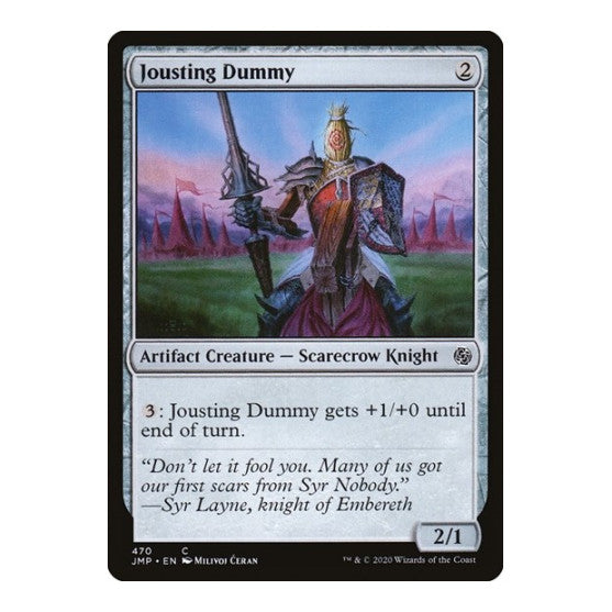Jousting Dummy (JMP) #470 Common (Lightly Played) Jumpstart Magic: The Gathering: 2020