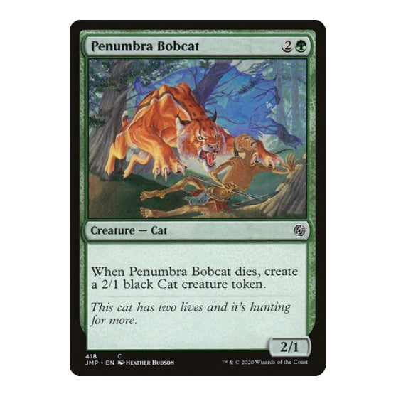 Penumbra Bobcat (JMP) #418 Common (Lightly Played) Jumpstart Magic: The Gathering: 2020