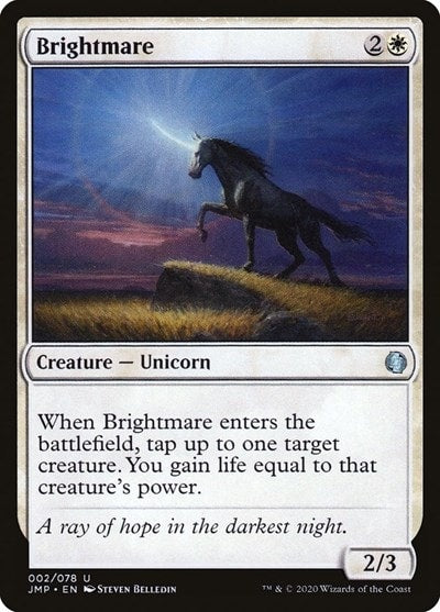 Brightmare (JMP) #2 Uncommon (Lightly Played) Jumpstart Magic: The Gathering: 2020