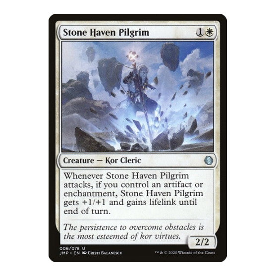 Stone Haven Pilgrim (JMP) #6 Uncommon (Lightly Played) Jumpstart Magic: The Gathering: 2020