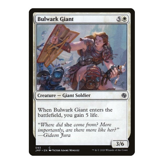 Bulwark Giant (JMP) #93 Common (Lightly Played) Jumpstart Magic: The Gathering: 2020