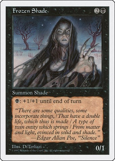 Frozen Shade (5ED) #163 Common Fifth Edition Magic: The Gathering: 1997