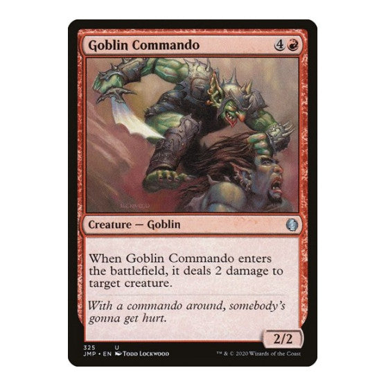 Goblin Commando (JMP) #325 Uncommon (Lightly Played) Jumpstart Magic: The Gathering: 2020