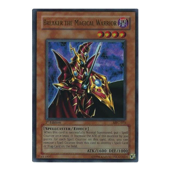 Breaker the Magical Warrior (MFC) #MFC-071 Ultra Rare (1st Edition Lightly Played) Magician's Force YuGiOh: 2003