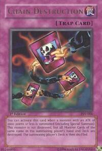 Chain Destruction (PSV) #PSV-006 Ultra Rare (Unlimited Damaged) Pharaoh's Servant YuGiOh: 2004