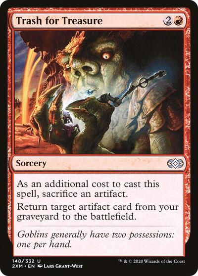 Trash for Treasure (2XM) #148 Uncommon (Lightly Played) Double Masters Magic: The Gathering: 2020