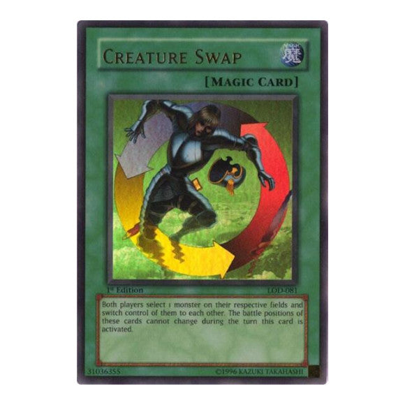 Creature Swap (LOD) #LOD-081 Ultra Rare (Unlimited Damaged) Legacy of Darkness YuGiOh: 2017