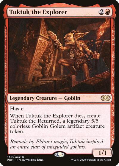Tuktuk the Explorer (2XM) #149 Rare (Lightly Played) Double Masters Magic: The Gathering: 2020
