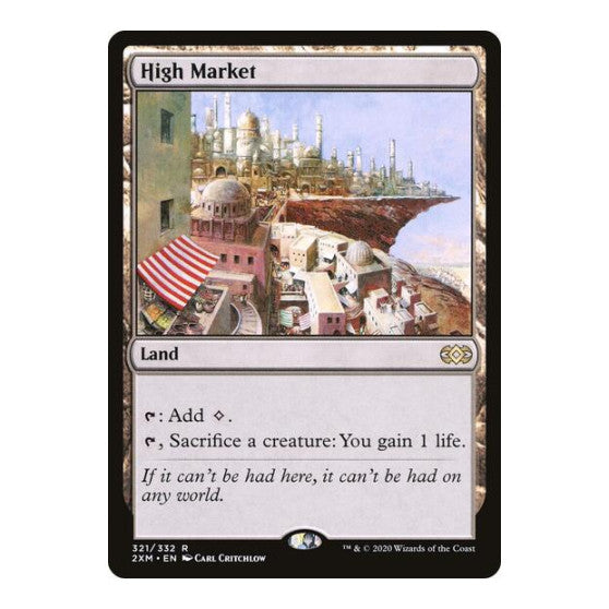 High Market (2XM) #321 Rare (Foil Near Mint) Double Masters Magic: The Gathering: 2020