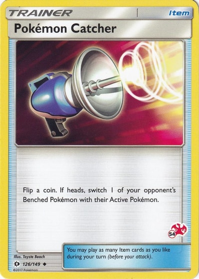 Pokemon Catcher - 126/149 (#54 Charizard Stamped) (BTA) #126/149 Promo (Moderately Played) Battle Academy Pokemon: 2020