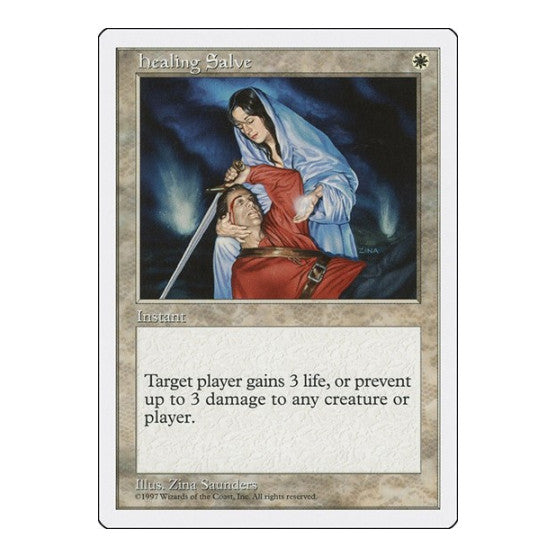 Healing Salve (5ED) #33 Common (Heavily Played) Fifth Edition Magic: The Gathering: 1997