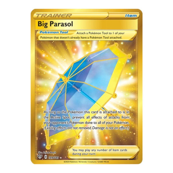 Big Parasol Secret (SWSH03) #199/189 Secret Rare (Holofoil Near Mint) SWSH03: Darkness Ablaze Pokemon: 2020