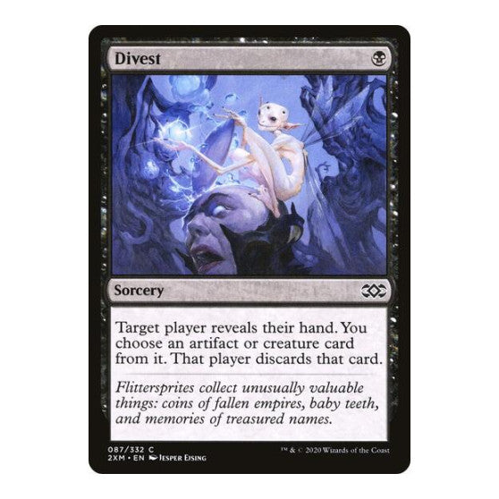 Divest (2XM) #87 Common (Lightly Played) Double Masters Magic: The Gathering: 2020