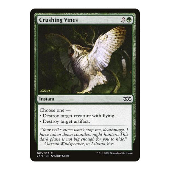 Crushing Vines (2XM) #162 Common Double Masters Magic: The Gathering: 2020