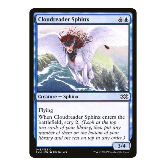 Cloudreader Sphinx (2XM) #45 Common (Lightly Played) Double Masters Magic: The Gathering: 2020