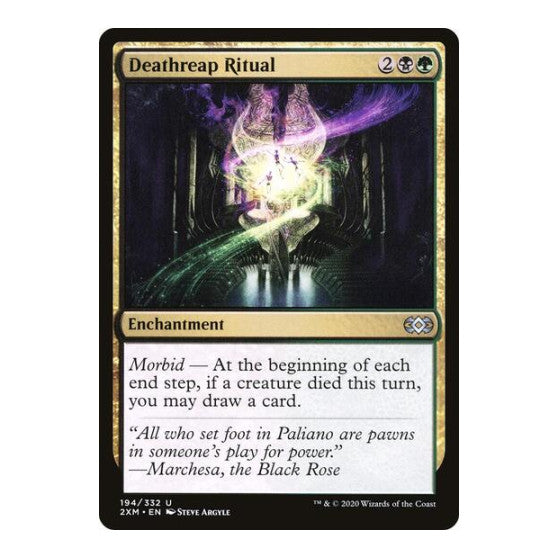 Deathreap Ritual (2XM) #194 Uncommon (Lightly Played) Double Masters Magic: The Gathering: 2020
