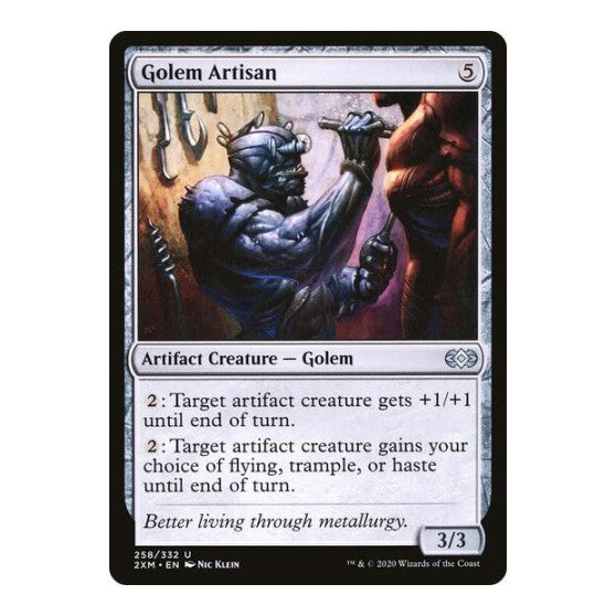 Golem Artisan (2XM) #258 Uncommon Double Masters Magic: The Gathering: 2020