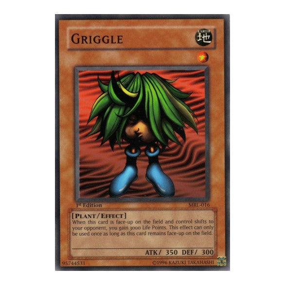 Griggle (MRL-EN) #MRL-016 Common / Short Print (Unlimited Damaged) Magic Ruler YuGiOh: 2002