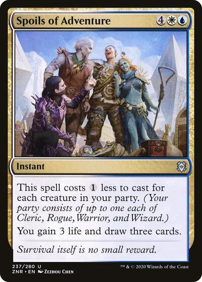Spoils of Adventure (ZNR) #237 Uncommon (Lightly Played) Zendikar Rising Magic: The Gathering: 2020