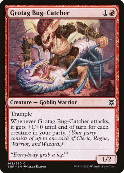 Grotag Bug Catcher (ZNR) #142 Common Zendikar Rising Magic: The Gathering: 2020