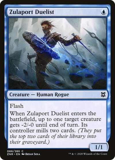Zulaport Duelist (ZNR) #88 Common (Lightly Played) Zendikar Rising Magic: The Gathering: 2020