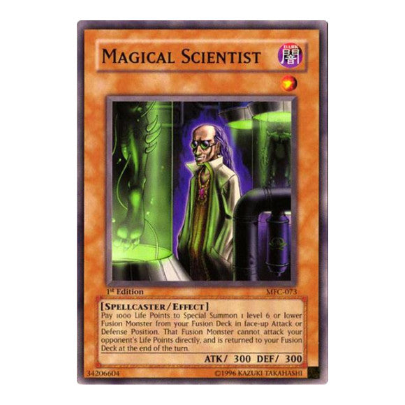 Magical Scientist (MFC) #MFC-073 Common (Unlimited Moderately Played) Magician's Force YuGiOh: 2003