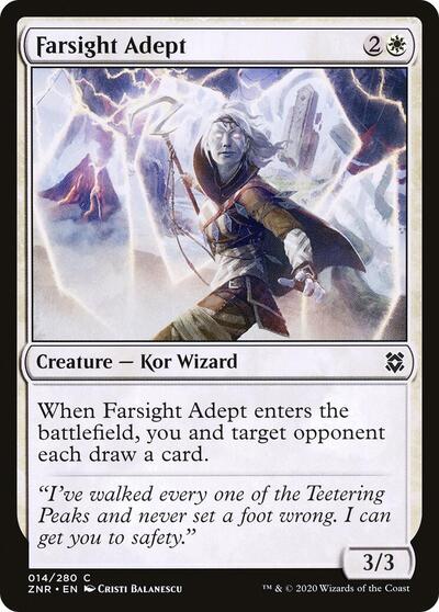 Farsight Adept (ZNR) #14 Common Zendikar Rising Magic: The Gathering: 2020