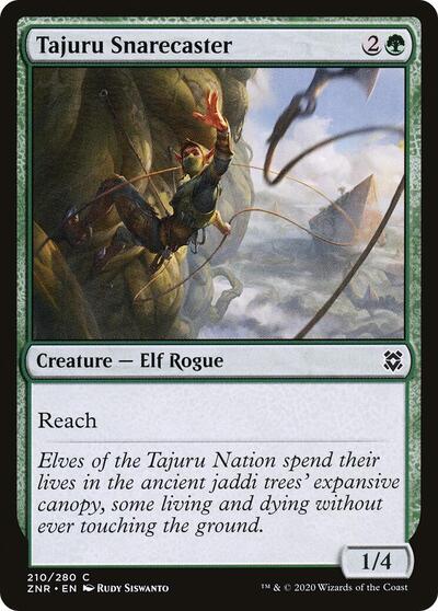 Tajuru Snarecaster (ZNR) #210 Common (Lightly Played) Zendikar Rising Magic: The Gathering: 2020
