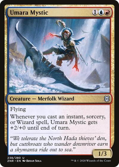 Umara Mystic (ZNR) #238 Uncommon (Lightly Played) Zendikar Rising Magic: The Gathering: 2020