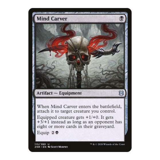 Mind Carver (ZNR) #113 Uncommon Zendikar Rising Magic: The Gathering: 2020