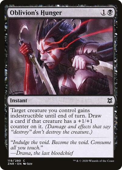 Oblivions Hunger (ZNR) #119 Common Zendikar Rising Magic: The Gathering: 2020