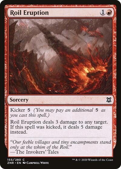 Roil Eruption (ZNR) #155 Common Zendikar Rising Magic: The Gathering: 2020