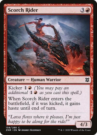 Scorch Rider (ZNR) #158 Common Zendikar Rising Magic: The Gathering: 2020